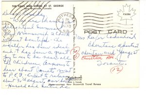 Falls, Gorge, St George, New Brunswick, Used 1970