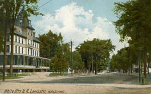 NH - Lancaster. Main Street and Lancaster Hotel circa 1900