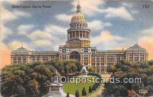 State Capitol Austin, Texas, USA Rips on back light crease, paper wear on bac...