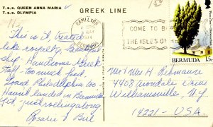 Greek Line - TSS Olympia & TSS Queen Anna Maria