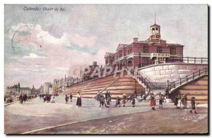 Old Postcard Ostend Chalet Du Roi