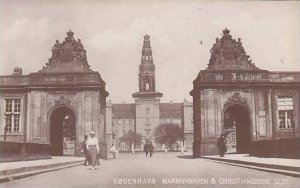 Denmark Copenhagen Marmorbroen & Christiansborg Slot Real Photo