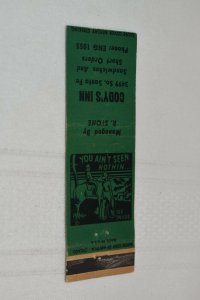 Cody's Inn 20 Strike Matchbook Cover