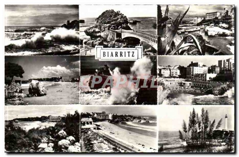 Biarritz - Remembrance - Old Postcard