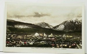 Canada View From Little Mountain Vancouver RPPC Real Photo Postcard I16