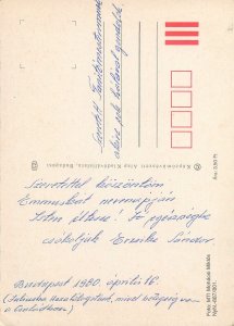 Flowers  bouquet vase multi color   Postcard