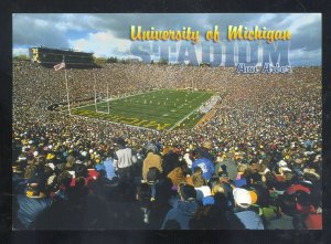 ANN ARBOR MICHIGAN WOLVERINES FOOTBALL STADIUM AERIAL VIEW POSTCARD