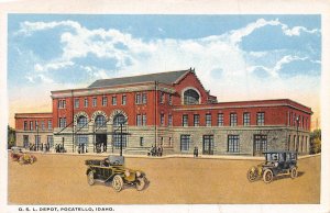 OSL Railroad Depot Pocatello Idaho 1920s postcard