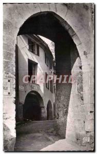 Old Postcard Cagnes Sur Mer Gate Place Grimaldi