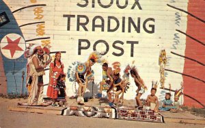 Sioux Trading Post Indian Dancers Ogallala, NE Native Americana Vintage Postcard