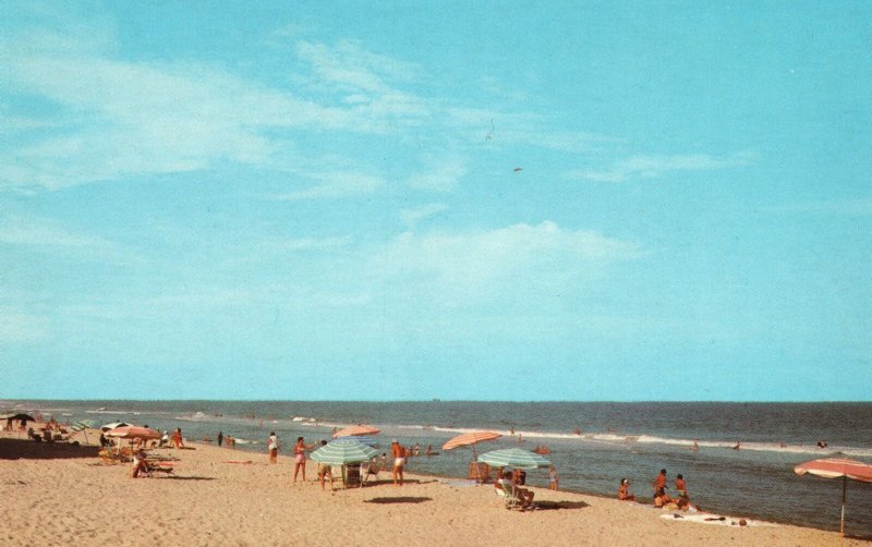 Postcard Greetings From Ocean City Maryland Uncrowded Beach Popular To Everyone