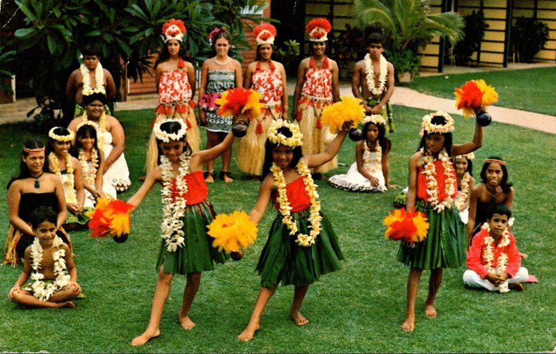 Hawaii Maui Napili Kai Beach Club Hotel Hula Show Cast 1983