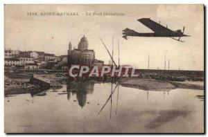 Old Postcard Jet Aviation The Aviation Port Saint Raphael