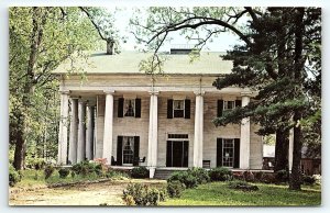 1950s ROSWELL GA BARRINGTON HALL GREEK REVIVAL MANSION BUILT 1842 POSTCARD P3799