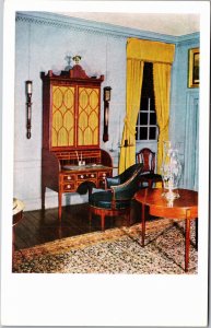 Postcard VA Mount Vernon  General Washington's Desk and Chair