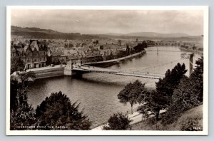RPPC  Scotland  Iverness From the Castle   Postcard