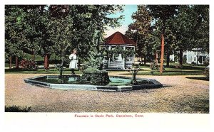 Connecticut Danielson Fountain Davis Park, Young girl