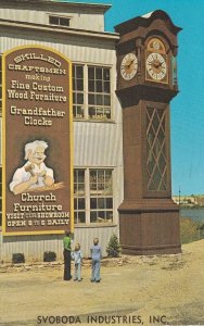 Worlds Largest Grandfather Clock Wisconsin Vintage Postcard
