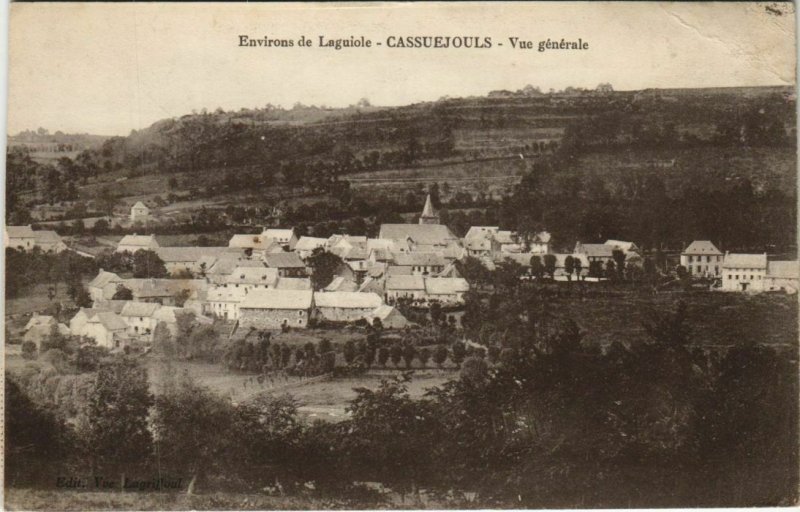 CPA Environs de LAGUIOLE - Cassuejouls - Vue générale (133249)