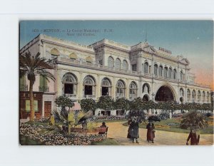 Postcard Municipal Casino, Menton, France