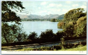 Postcard - Windermere Lake And Langdale Pikes - England