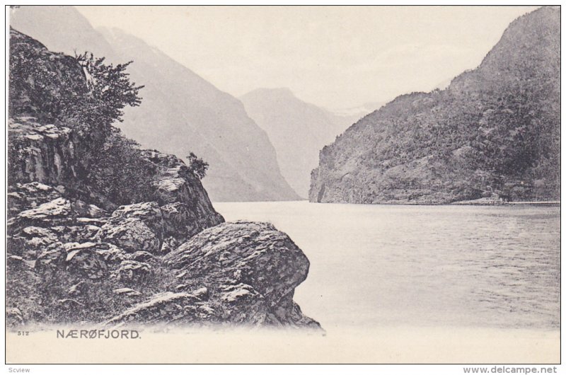 Scene, NAEROFJORD, Norge/Norway, 1900-1910s