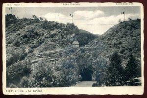 dc1801 - LUXEMBOURG Esch sur Sure Postcard 1948 Mountain Tunnel