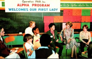 Florida Pinellas Park Nancy Reagan With 4th and 5th Graders In The Alpha Program