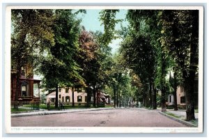 Church Street Looking East North Adams Massachusetts MA Phostint Postcard