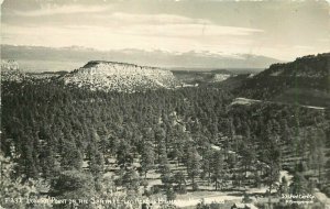 Santa Fe Los Angeles Hwy New Mexico Lookout Point 1940s RPPC Postcard 21-10906