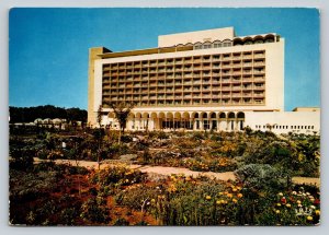 Rabat Hotel View of the Garden & Hotel Morocco 4x6 Vintage Postcard 0412