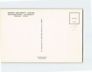 Postcard Norris University Center Northwestern University Evanston Illinois USA
