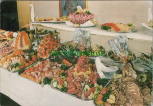 Food & Drink Postcard - Portugal - Table Full of Platters of Food RR14278