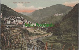 Italy Postcard - Pigna e Castel Vittorio, Imperia, Liguria  RS34476