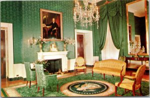 Postcard Washington DC The Green Room White House