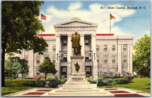 VINTAGE POSTCARD THE STATE CAPITOL AT RALEIGH NORTH CAROLINA