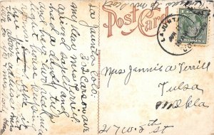 J23/ La Junta Colorado Postcard c1910 Santa Fe Office Building  236