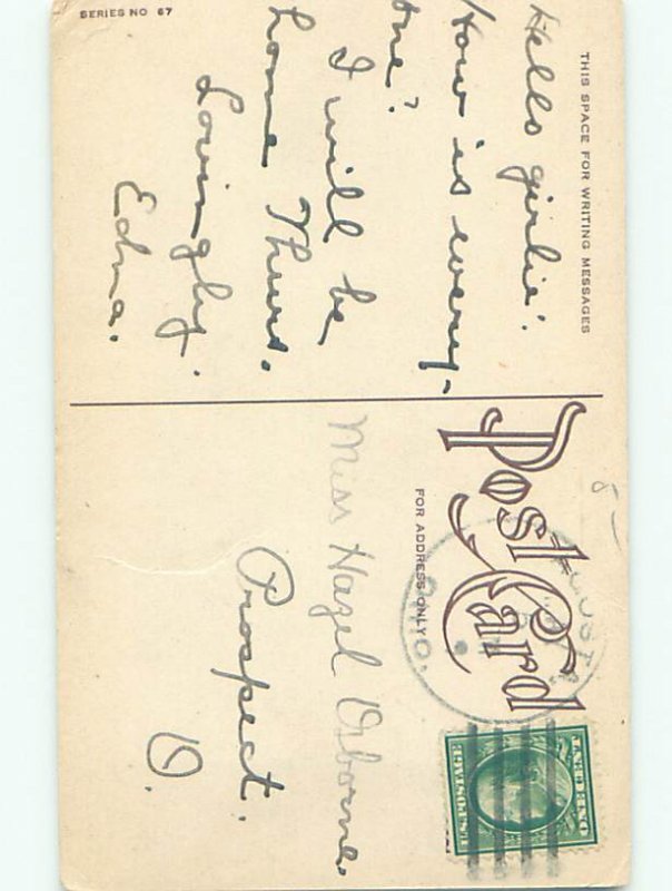 Divided-Back PRETTY WOMAN Risque Interest Postcard AA8683