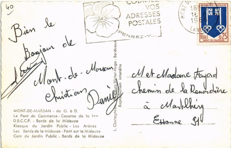CPA Mont de Marsan souvenir (1263581)