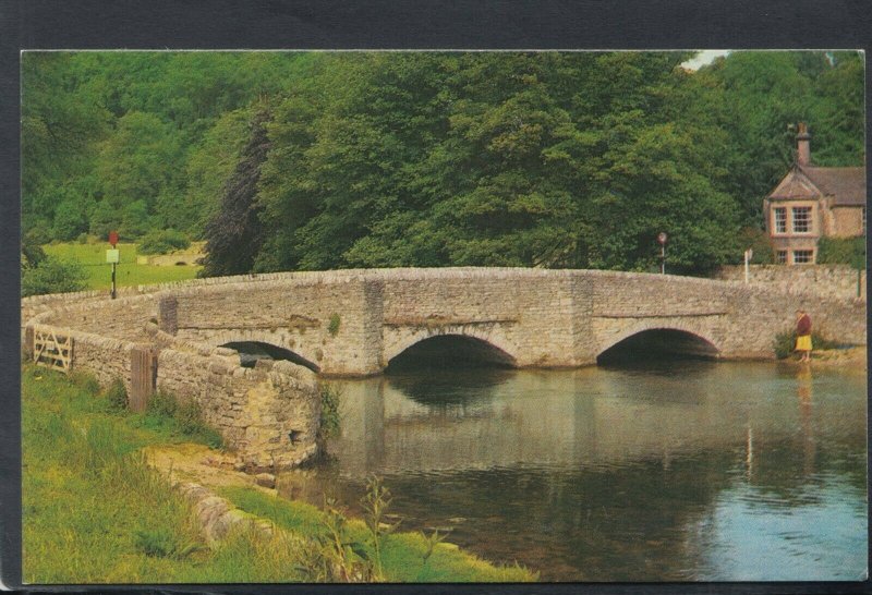 Derbyshire Postcard - Sheepwash Bridge, Ashford In The Water     RS20601