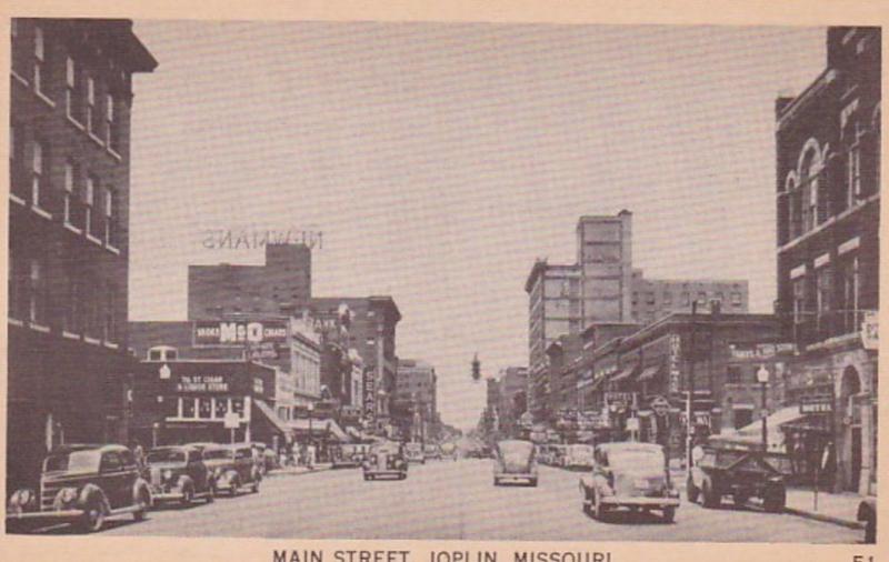 Missouri Joplin Old Cars On Main Street