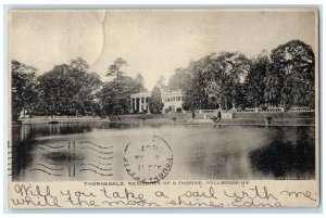 1907 Thornedale Residence of O Thorne Millbrook NY Wassaic NY Postcard