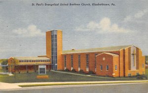 St. Paul's Evangelical United Brethren Church Elizabethtown, Pennsylvania PA  