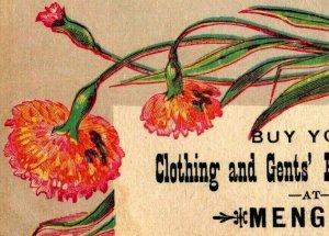 1880's Menges' Clothing & Gent's Furnishing Goods Allentown, PA P172