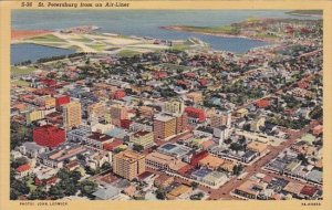 Florida Saint Petersburg From An Air Liner