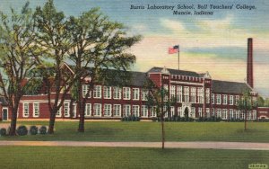 Vintage Postcard Burris Laboratory School Ball Teachers' College Muncie Indiana