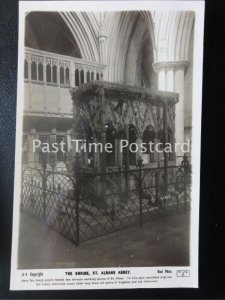 c1920's RP - The Shrine, St. Albans Abbey - miracle working bones of St. Alban