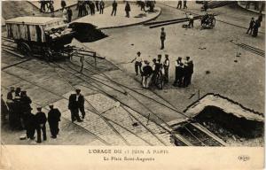 CPA L'ORAGE DU 15 JUIN a PARIS (8e) La Place St-Augustin (181573)