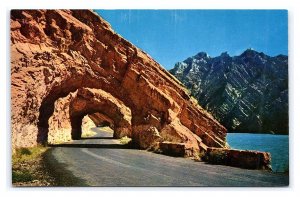 Triple Tunnels Buffalo Bill Dam Wyoming Postcard