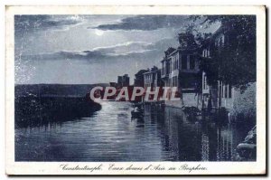 Postcard Old Constantinople Freshwater d & # 39Asie the Bosphorus